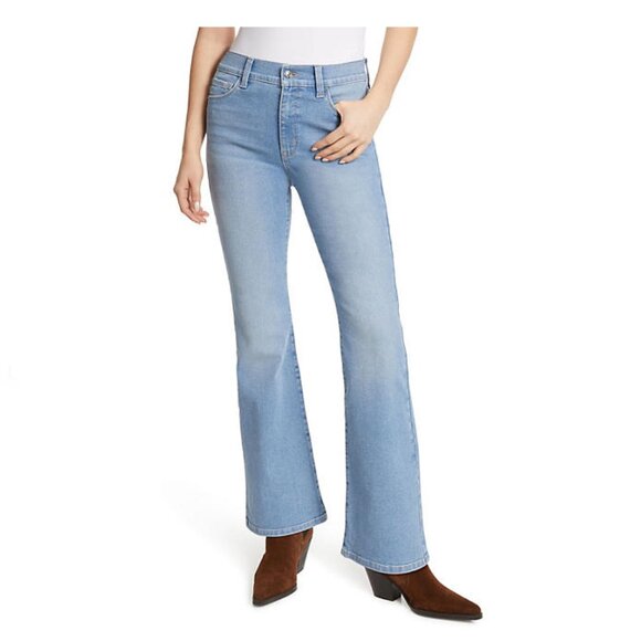 Jessica Simpson Women's High Rise Flare Jean‎ - Picture 1 of 6
